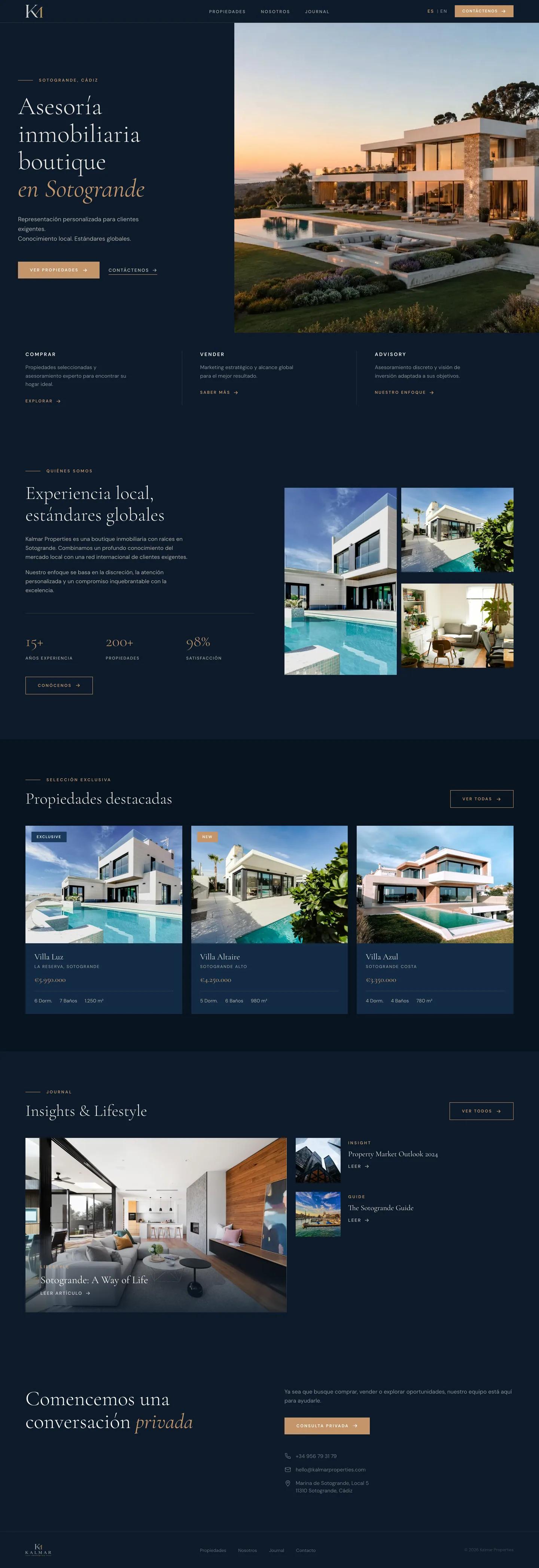 Kalmar Properties, Boutique Real Estate Advisory