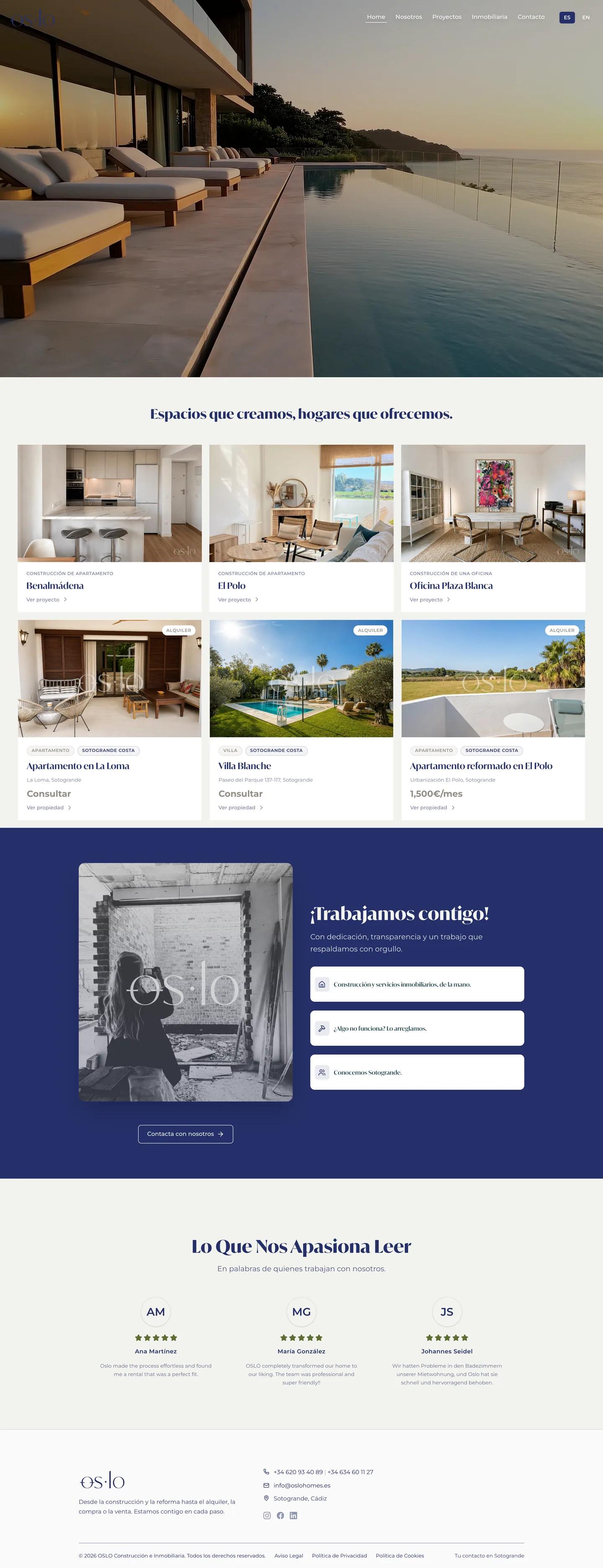 Oslo Homes, Real Estate & Construction