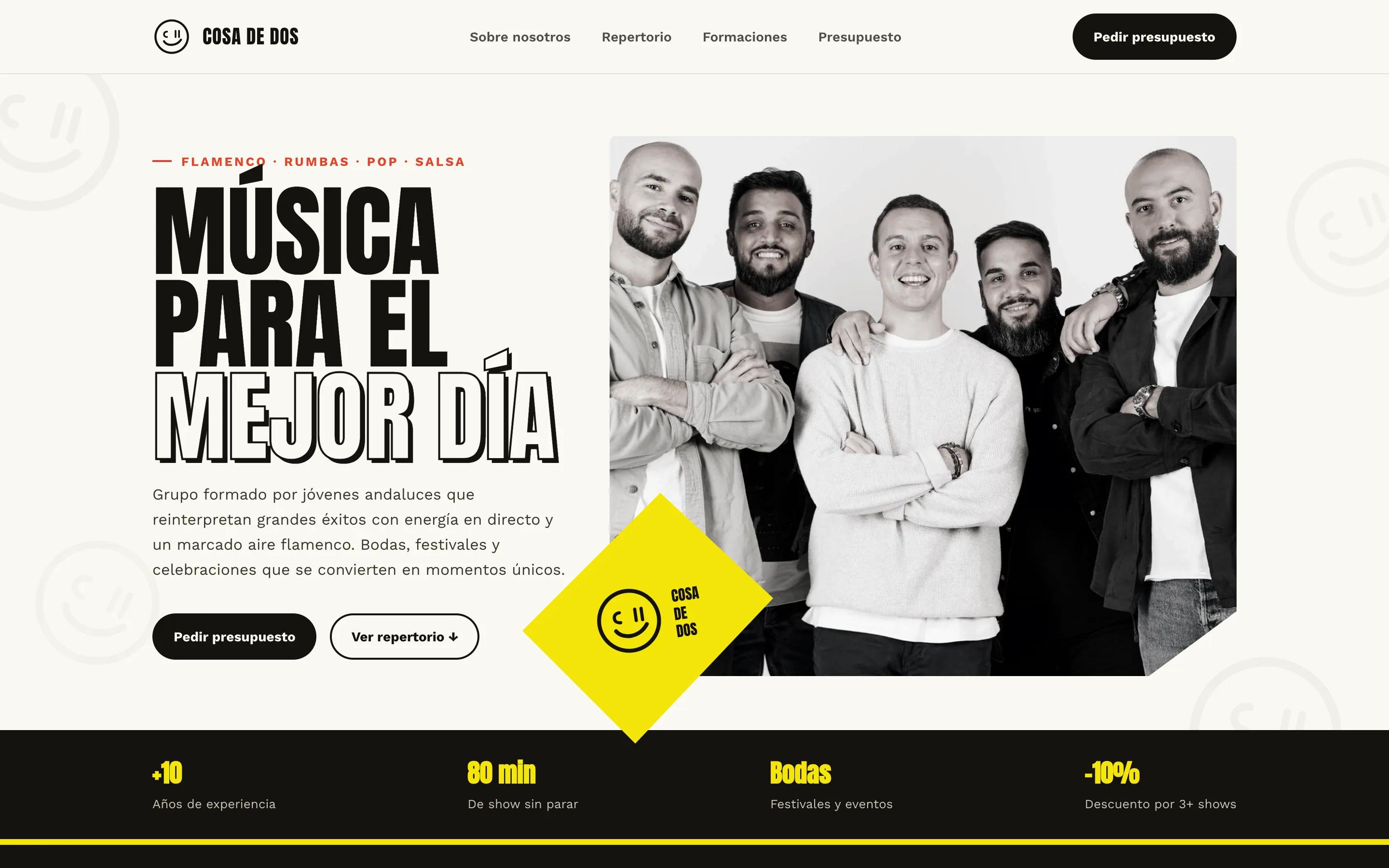 Cosa de Dos, Live Music: Weddings & Events